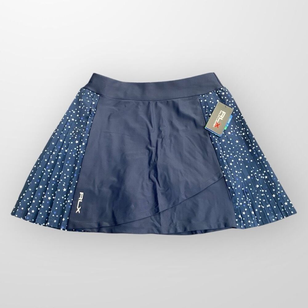 Ralph Lauren RLX Stretch Golf/Tennis Panel Mini Skort Navy size Small New NWT